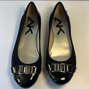 Anne Klein Flats Sport Patent Leather with buckle 8.5 M